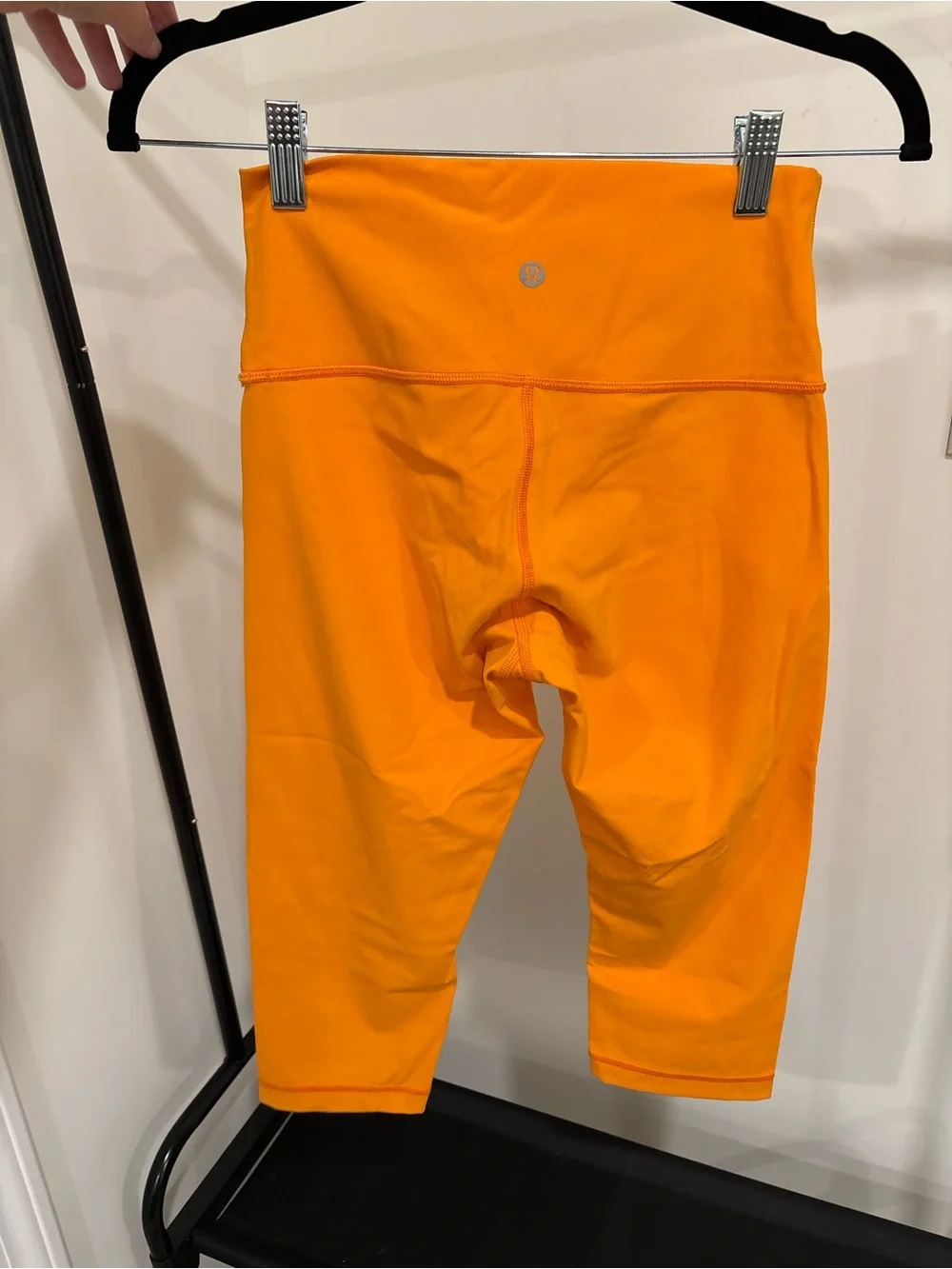 lululemon athletica Orange High-Rise Capri Leggings